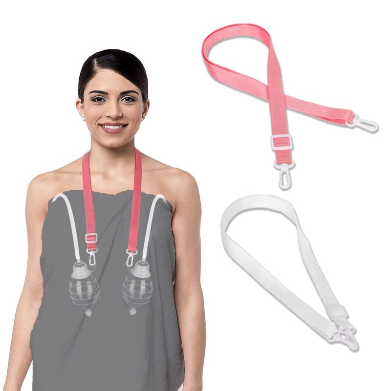 HJKEMI Shower Lanyard for Mastectomy Drain Holder with Hook 2PCS Quick Dry JP Drain Holders for After Breast Surgery Skin Friendly Drain Holder After Tummy Tuck Adjustable Mastectomy Recovery Supplies - Image 1